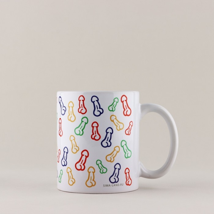 Кружка керамическая «Перфекционист», 320 мл, цвет белый 18+