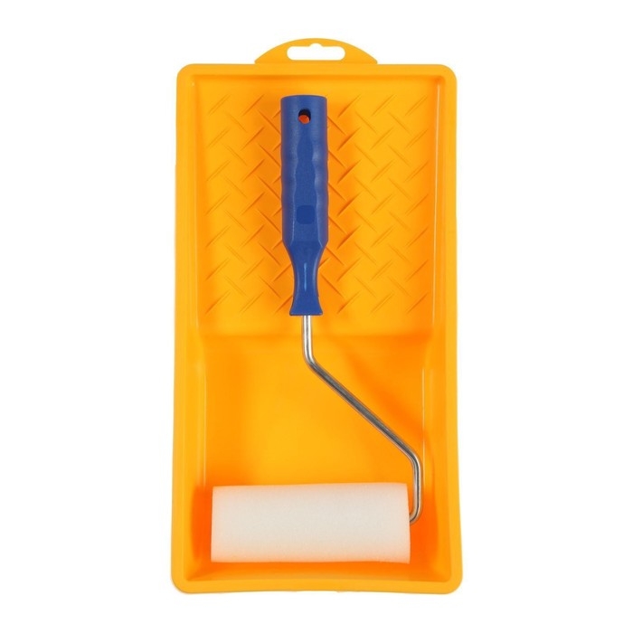 Набор ТУНДРА, для водных красок, валик поролон 100 мм, ванночка 150 х 300 мм Набор ТУНДРА, для водных красок, валик поролон 100 мм, ванночка 150 х 300 мм