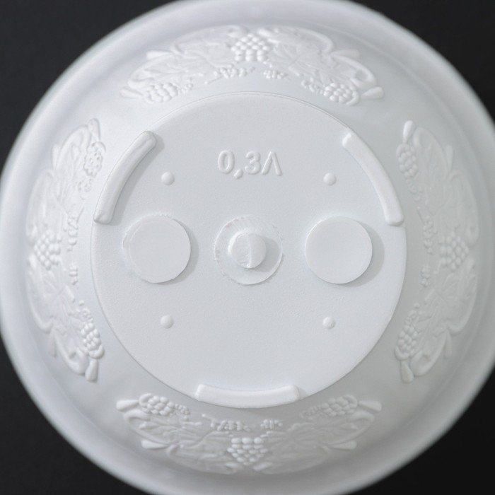 Горшок с поддоном «Ангара», 300 мл, цвет белый Горшок с поддоном «Ангара», 300 мл, цвет белый