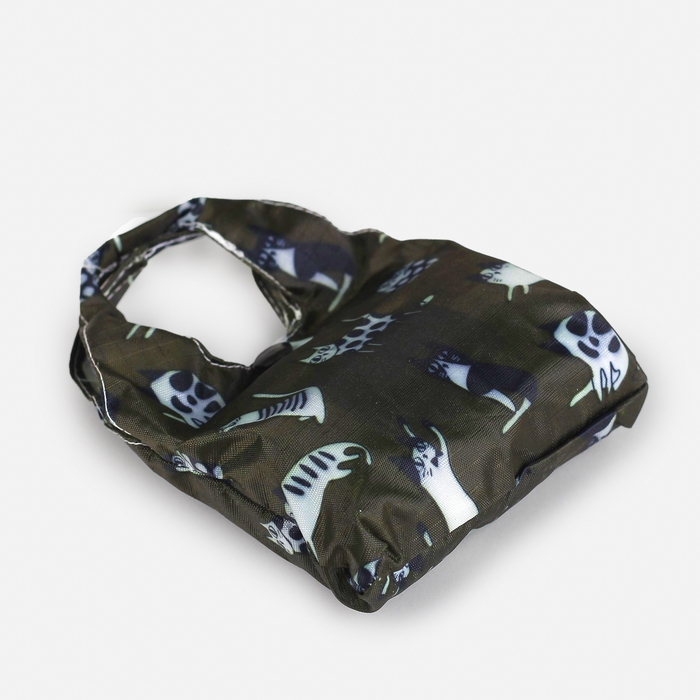 Сумка хозяйственная на кнопке, складная, цвет зелёный Сумка хозяйственная на кнопке, складная, цвет зелёный