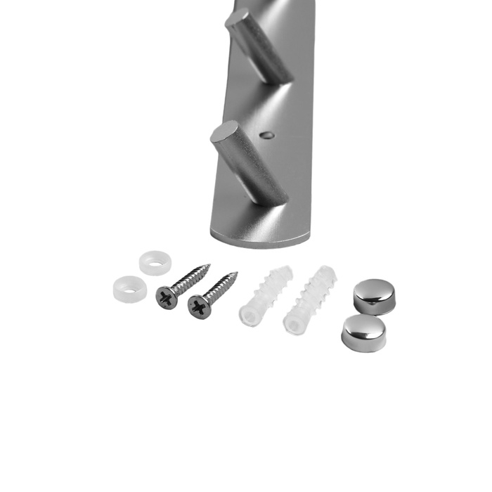 Вешалка CAPPIO CVP001, металлическая, пятирожковая, цвет матовый хром