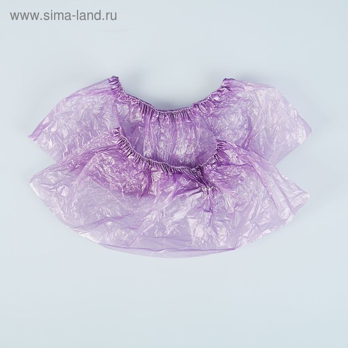 Бахилы  Бахилы "Прочные", фиолетовые, 36 микрон, 3,5 грамма, 100 пар