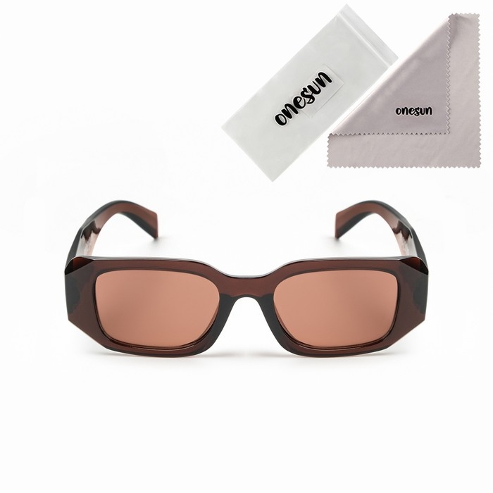 Очки солнцезащитные Очки солнцезащитные "OneSun", uv 400, дужка 14 см, ширина 14.5 см, линза 4.5 х 6.5 см