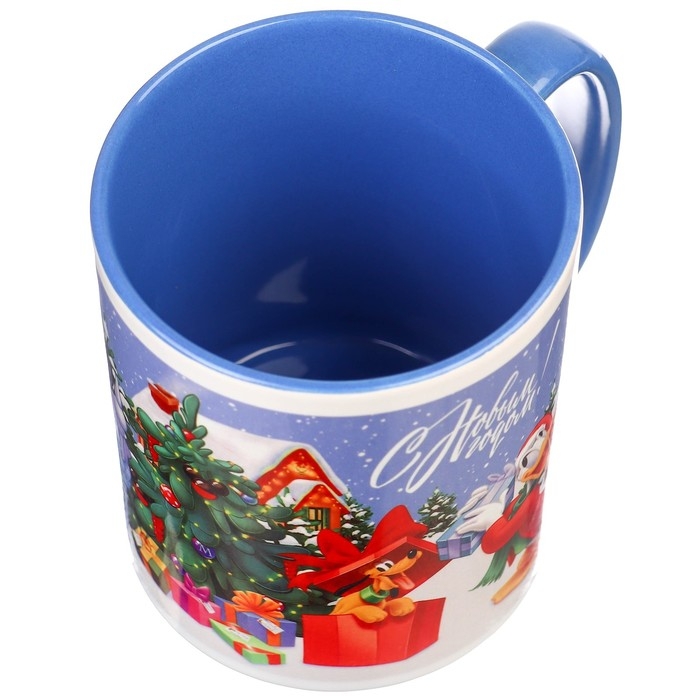 Кружка керамическая Кружка керамическая "С Новым годом!" 320 мл, Микки Маус