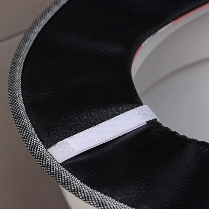 Чехол на сиденье для унитаза на липучках «Цветы», 35×45 см, цвет МИКС Чехол на сиденье для унитаза на липучках «Цветы», 35×45 см, цвет МИКС