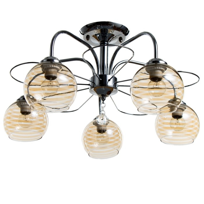 Люстра Люстра "Анрия" 5хЕ27 40Вт хром 59х59х30 см BayerLux