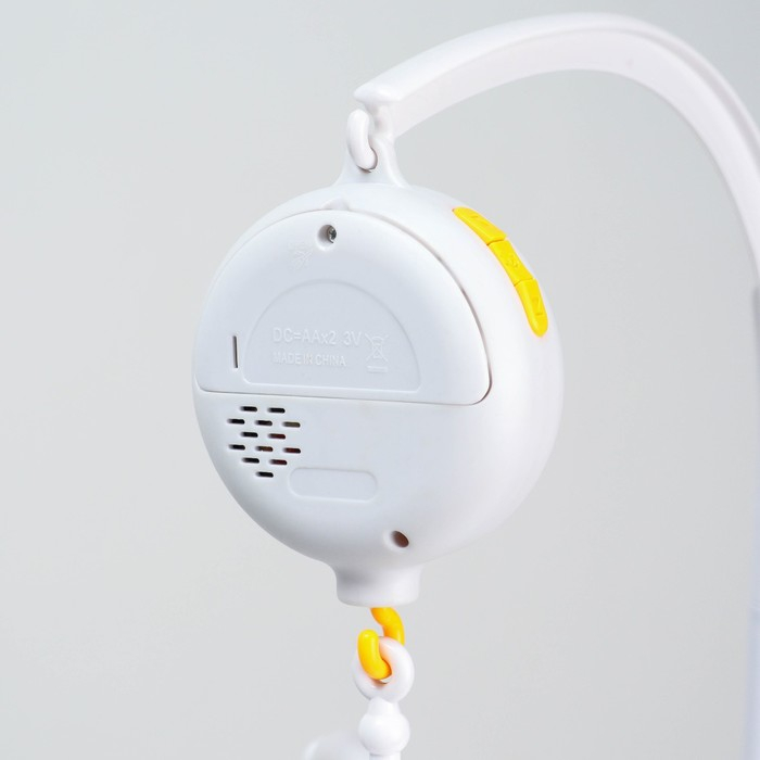 Мобиль музыкальный на кроватку «Облака. Лодочки», работает от батареек, Крошка Я Мобиль музыкальный на кроватку «Облака. Лодочки», работает от батареек, Крошка Я