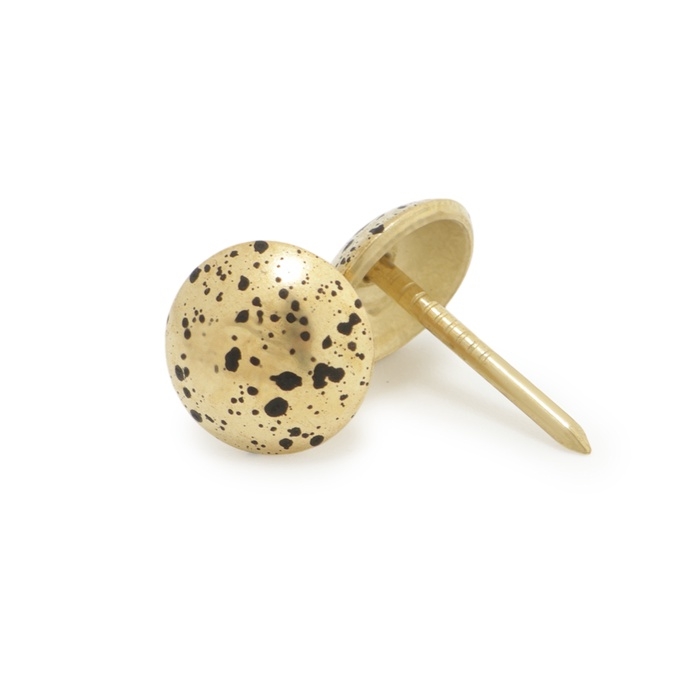 Гвозди ТУНДРА, декоративные, обивочные, 11х17 мм, античное золото, фасовка 50 шт Гвозди ТУНДРА, декоративные, обивочные, 11х17 мм, античное золото, фасовка 50 шт