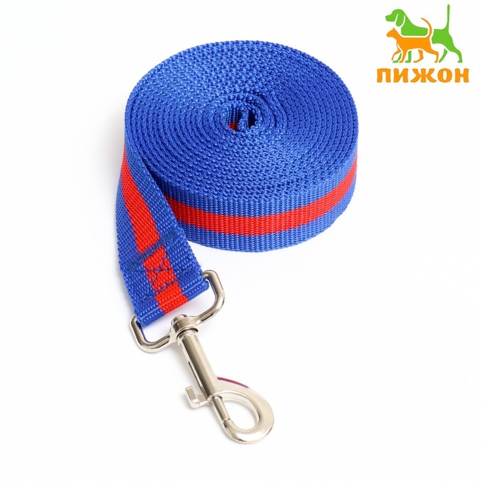 Поводок 3 м х 3 см, сине-красный Поводок 3 м х 3 см, сине-красный