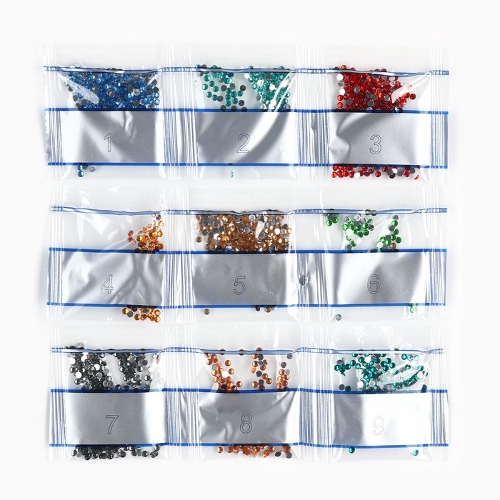 Алмазная мозаика для детей  Алмазная мозаика для детей "Карлсон", 10*15 см