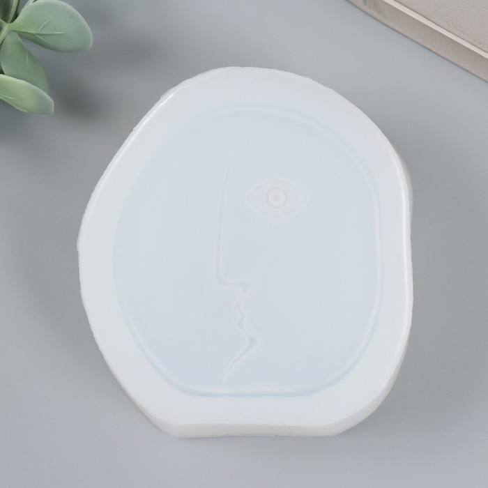 Молд силикон Молд силикон "Абстракция - круглое лицо" 9,4х8,5х3 см