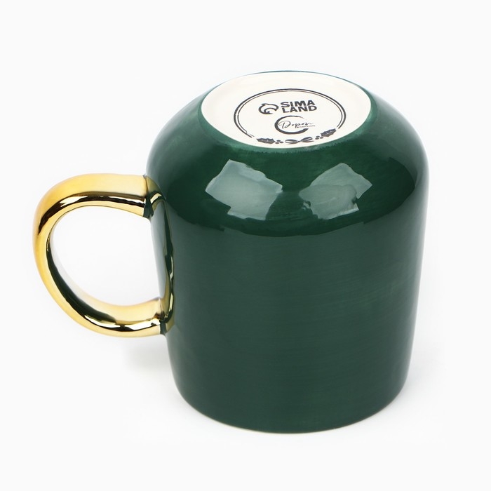 Новый год! Кружка новогодняя керамическая «Подарок», 600 мл, цвет зелёный Новый год! Кружка новогодняя керамическая «Подарок», 600 мл, цвет зелёный