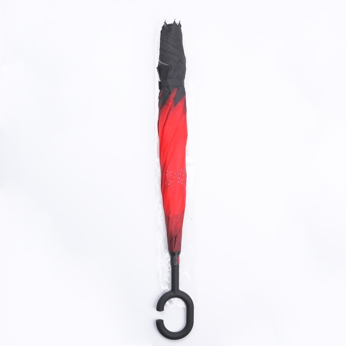 Зонт - наоборот «Цветы», механический, 8 спиц, R = 53 см, цвет МИКС Зонт - наоборот «Цветы», механический, 8 спиц, R = 53 см, цвет МИКС