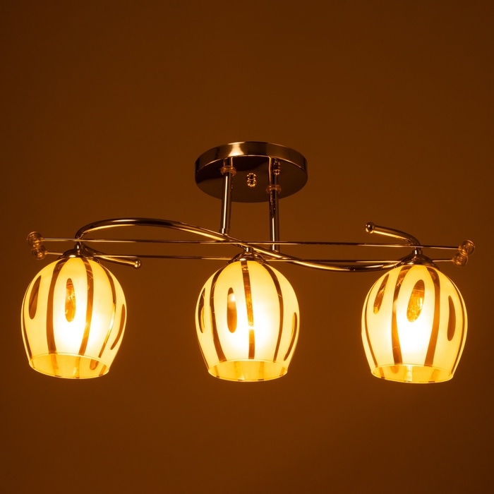 Люстра Люстра "Дэйл" 3х40Вт Е27 Хром МОДЕЛЬ: 2612372