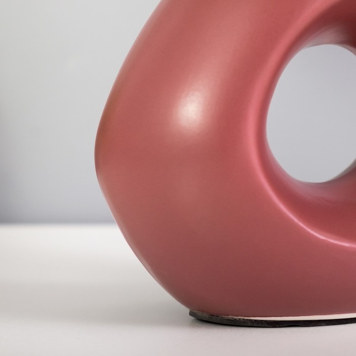 Настольная лампа Настольная лампа "Сигалия" E14 15Вт бордовый 15х15х28 см RISALUX