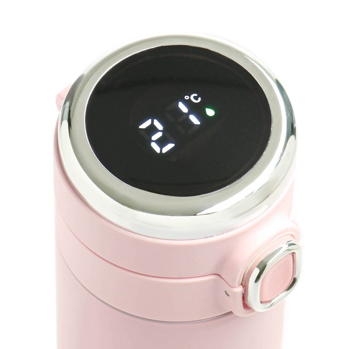 Термос, 400 мл, Simple "Делай", сохраняет тепло 8 ч с термометром 20.5 х 6.3 см