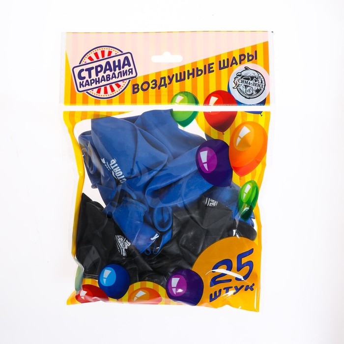 Воздушный шар латексный 12" &laquo;Комплименты мужчине&raquo;, 25 шт.