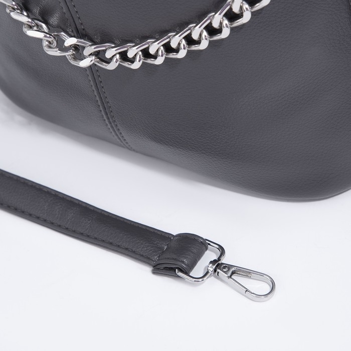 Сумка-мешок на молнии, цвет серый Сумка-мешок на молнии, цвет серый