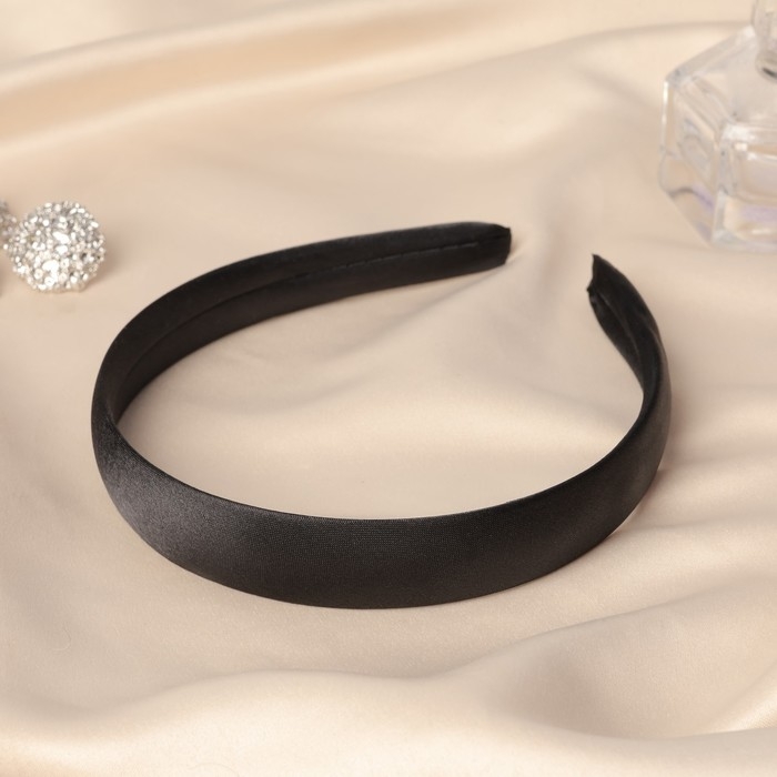 Ободок для волос Ободок для волос "Атлас" классика, 2 см, чёрный