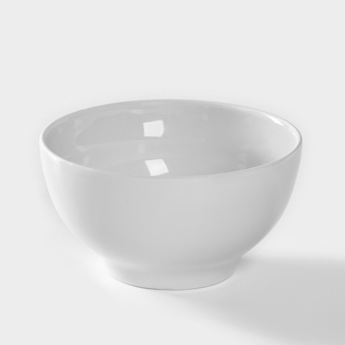 Пиала фарфоровая «Бельё», 250 мл, цвет белый Пиала фарфоровая «Бельё», 250 мл, цвет белый