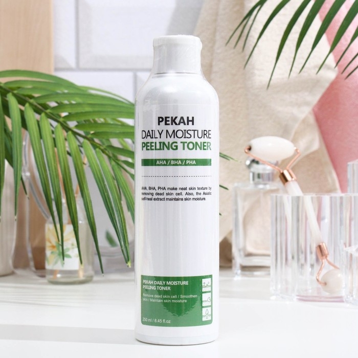 Отшелушивающий пилинг-тонер Pekah с AHA,BHA,PHA кислотами, 250 мл Отшелушивающий пилинг-тонер Pekah с AHA,BHA,PHA кислотами, 250 мл