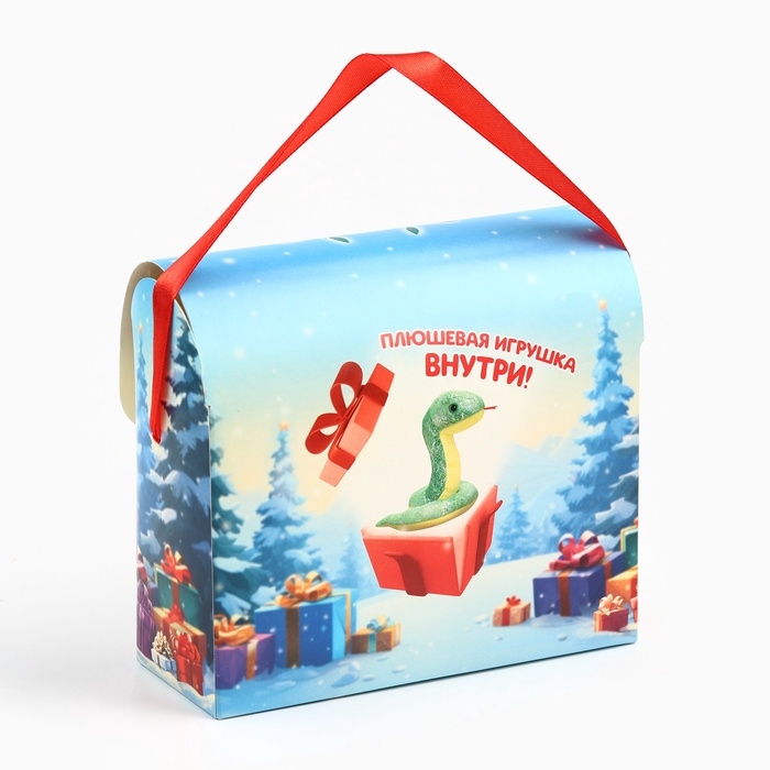 Сладкий детский новогодний подарок «С новым годом», конфеты + мягкая игрушка, 250 г Сладкий детский новогодний подарок «С новым годом», конфеты + мягкая игрушка, 250 г