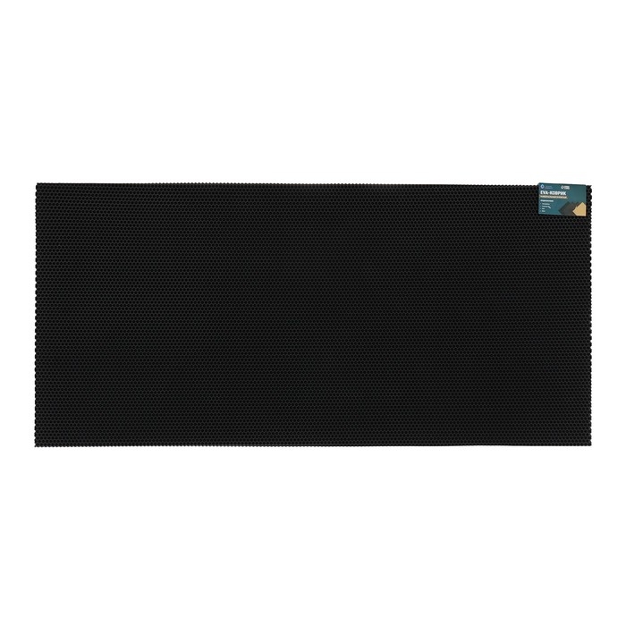 Коврик eva универсальный Grand Caratt, Соты 140 х 66 см, черный Коврик eva универсальный Grand Caratt, Соты 140 х 66 см, черный