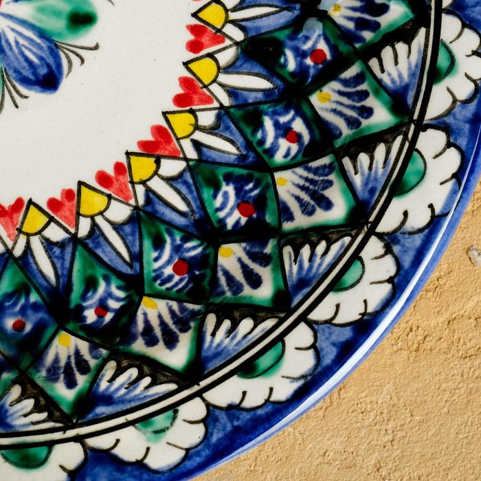 Набор для блинов Риштан, 7 предметов: блинница 24,5 см, 6 тарелок 17см