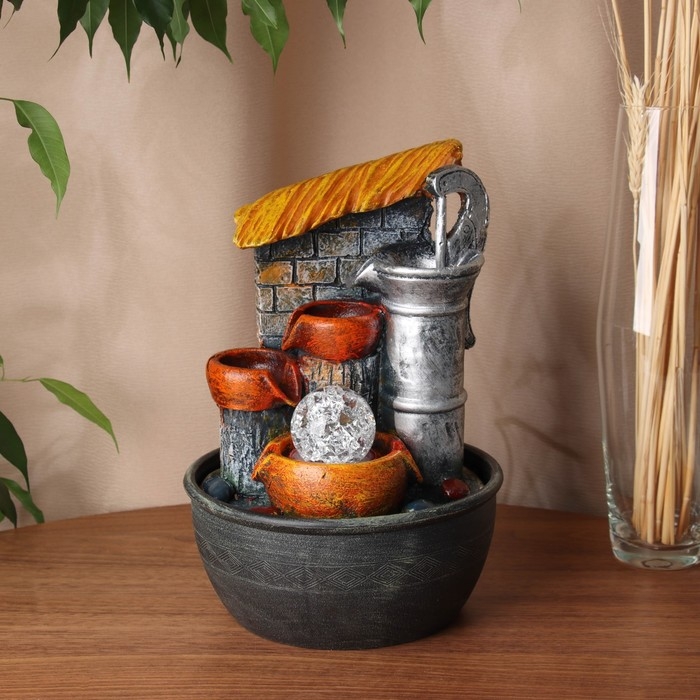 Фонтан Фонтан "Кирпичная стена" 28х16 см (с подсветкой)