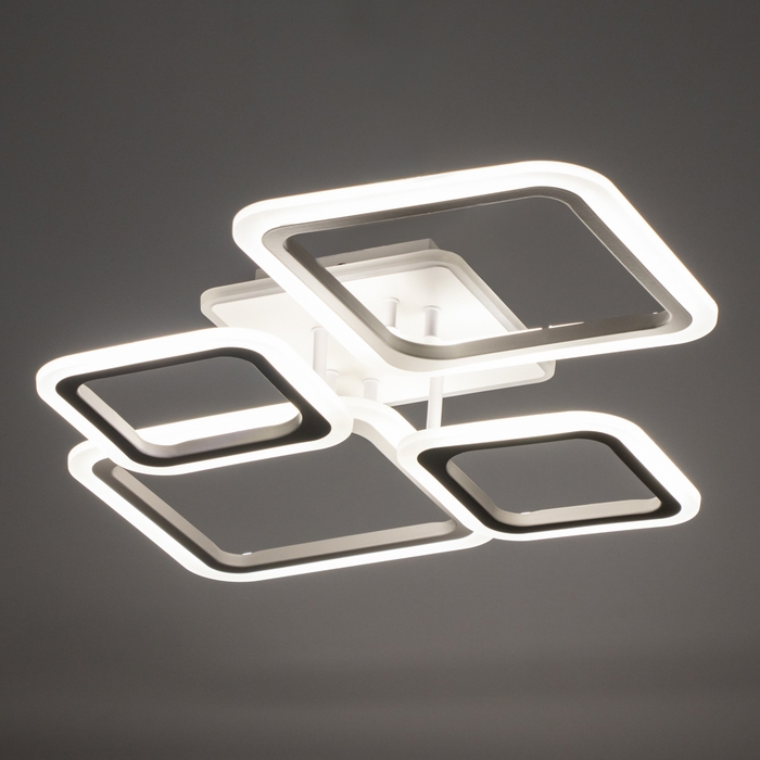 Люстра Люстра "Геометрия" 104Вт LED+RGB Белый 2700-6400k 72х49х11см