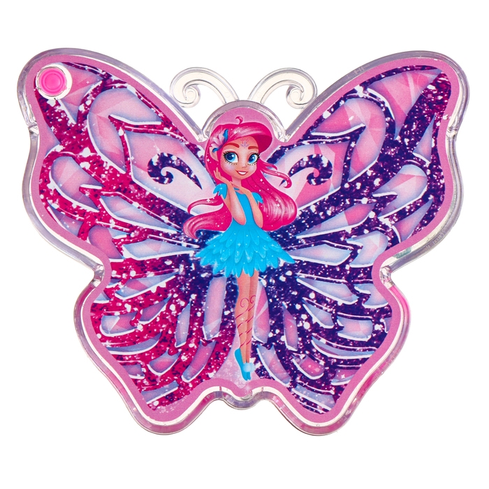 Водная игра с колечками «Бабочка», цвет фиолетовый Водная игра с колечками «Бабочка», цвет фиолетовый