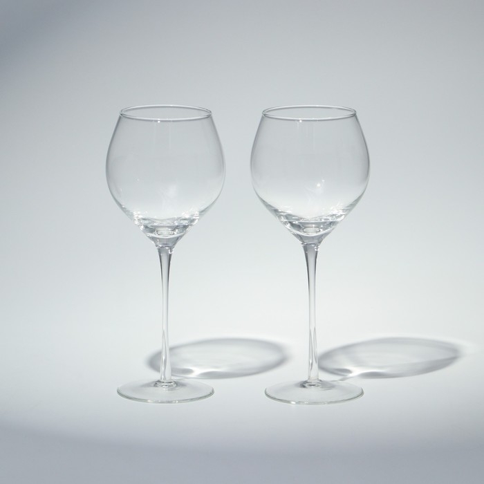 Набор бокалов для вина Red wine glass set, стеклянный, 250 мл, 2 шт Набор бокалов для вина Red wine glass set, стеклянный, 250 мл, 2 шт