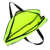 Папка с ручками текстильная А4, 360 х 290 х 70 мм, Erich Krause Neon Yellow, неоновая/жёлтая, 54674