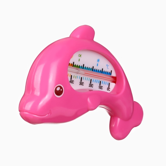 Термометр для ванны «Дельфин», цвет Розовый Термометр для ванны «Дельфин», цвет Розовый