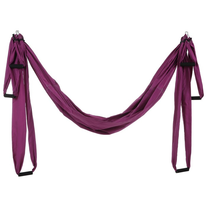 Гамак для йоги Sangh, 250×140 см, цвет фиолетовый Гамак для йоги Sangh, 250×140 см, цвет фиолетовый