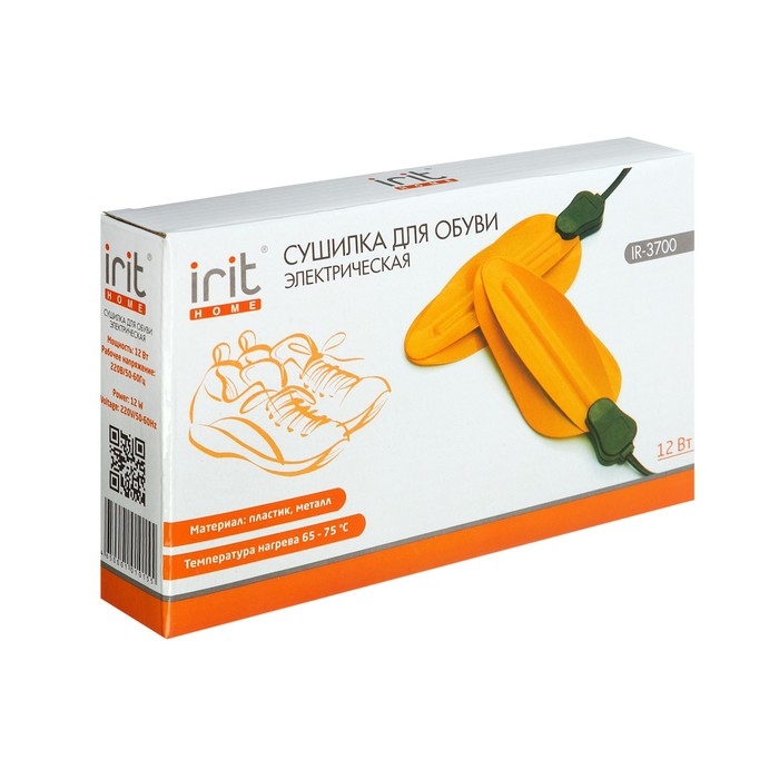 Сушилка для обуви Irit IR-3700, 12 Вт, электрическая. 220 В Сушилка для обуви Irit IR-3700, 12 Вт, электрическая. 220 В