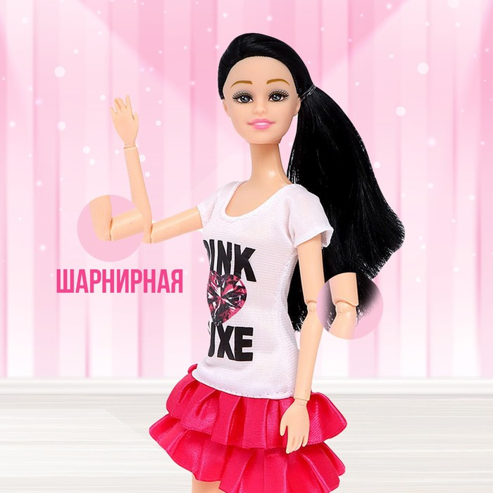 Кукла-модель шарнирная «Молодая мама» с ребёнком, с аксессуарами, МИКС Кукла-модель шарнирная «Молодая мама» с ребёнком, с аксессуарами, МИКС