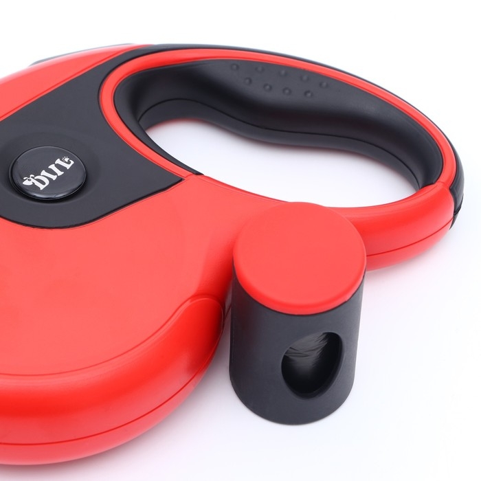 Рулетка DIIL, 8 м, до 50 кг, лента, прорезиненная ручка, красная с чёрным Рулетка DIIL, 8 м, до 50 кг, лента, прорезиненная ручка, красная с чёрным