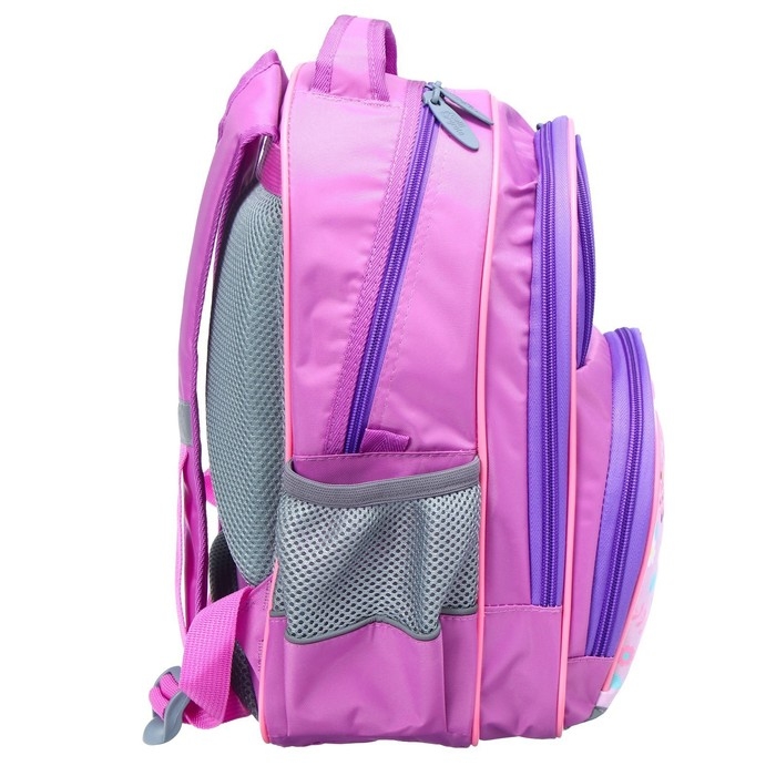 Рюкзак школьный, 36 х 23 х 13 см, эргономичная спинка, Calligrata П Рюкзак школьный, 36 х 23 х 13 см, эргономичная спинка, Calligrata П "Совушка", сиреневый