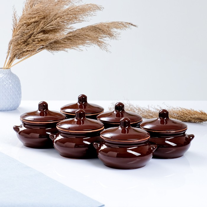 Набор горшков  Набор горшков "Лакомка" 6х0,5л, стандарт