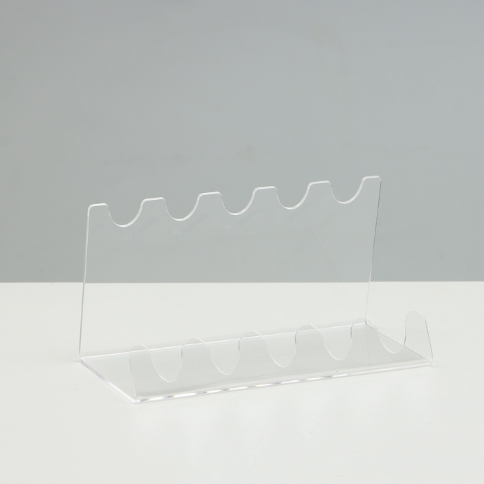 Подставка под тушь на 5 позиций, 15×7,5×8 см, оргстекло 2 см, В ЗАЩИТНОЙ ПЛЁНКЕ Подставка под тушь на 5 позиций, 15×7,5×8 см, оргстекло 2 см, В ЗАЩИТНОЙ ПЛЁНКЕ