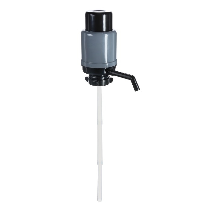 Помпа для воды Aqua work  Помпа для воды Aqua work "Дельфин Эко", механическая, под бутыль от 11 до19 л, чёрно-серая