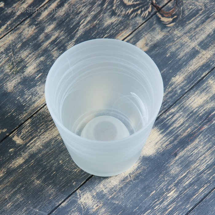 Кашпо  Кашпо "Бальзамин" алебастр матовый 1,2 л