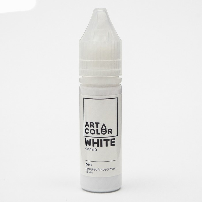 Гелевый краситель Art Color, белый, 15 мл Гелевый краситель Art Color, белый, 15 мл