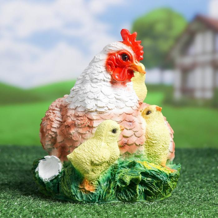 Садовая фигура  Садовая фигура "Курица Наседка" 27х19х23см
