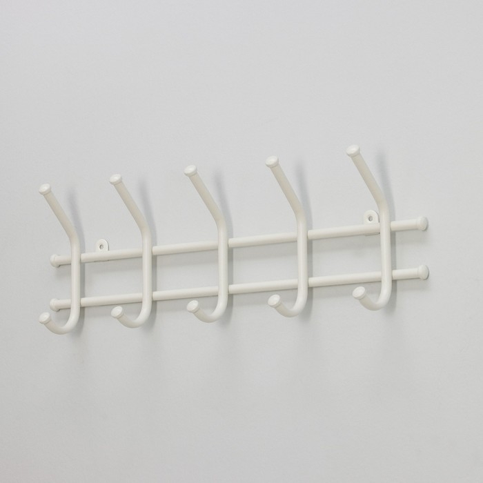 Вешалка настенная «Норма», цвет белый Вешалка настенная «Норма», цвет белый
