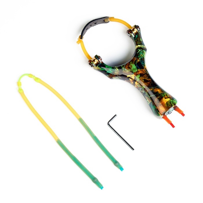 Рогатка спортивная Рогатка спортивная "Камуфляж" со жгутом для стрельбы стрелами, металл, 13 см