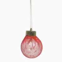 Ёлочные игрушки &laquo;Капризы зимы&raquo;, шары новогодние, d=6 см, 9 шт. красный