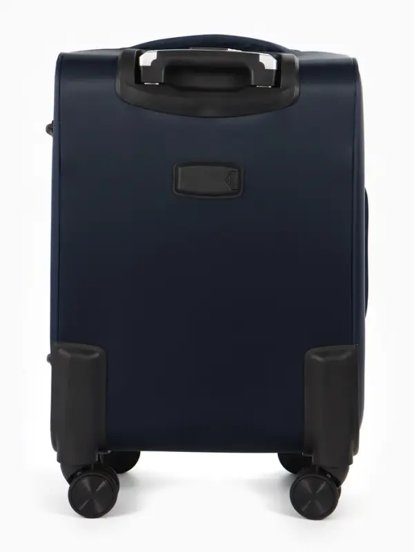 Чемодан на колёсах TEXTURA, с увеличением, кодовый замок, 36&times;25&times;58 см, 20", синий