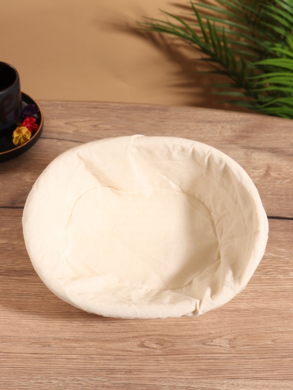 Корзинка с тканевым подкладом, 24х18х9 см, ротанг